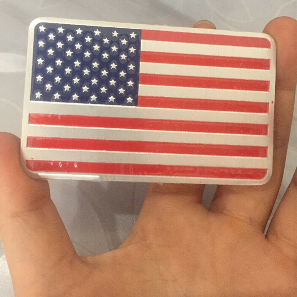 3D US American Flag Car Metal Sticker Decal Badge Emblem Adhesive ...